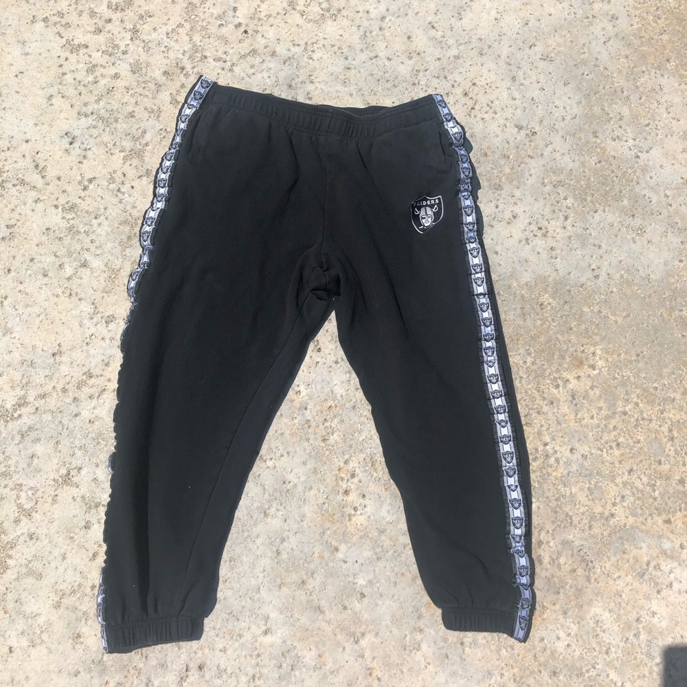 Raiders XL snap sided joggers